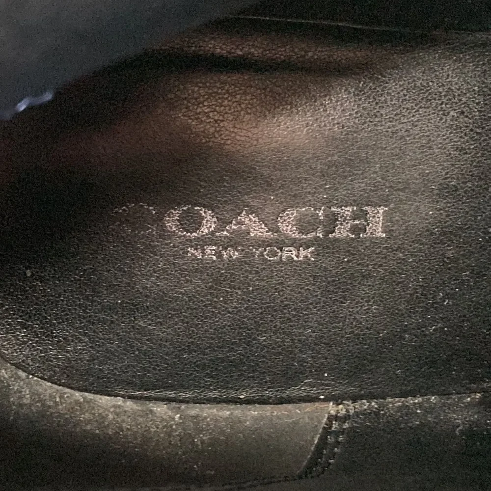 Coach Hickory Black Leather  Boot 10B   40 EU  Womens 10 Narrow Width 3